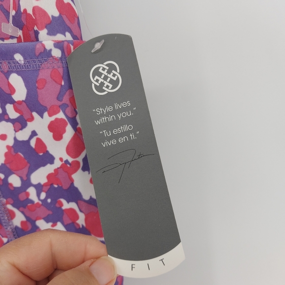 Daisy Feuntes Patterned Crop Leggings - Picture 3 of 7